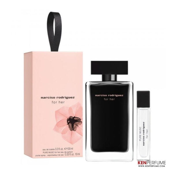 Set Nước Hoa Nữ Narciso Rodriguez For Her EDT 100ml + Narciso Rodriguez Pure Musc Mini 10ml